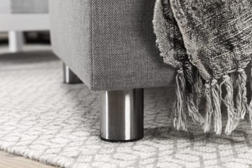 Crazy 4-sits Vänstervänd U-formad Large Soffa med Divan och Schäslong i Tyg - Grå - Products - Möbler - Soffa - Divansoffa & schäslongsoffa - 4 sits soffa med divan