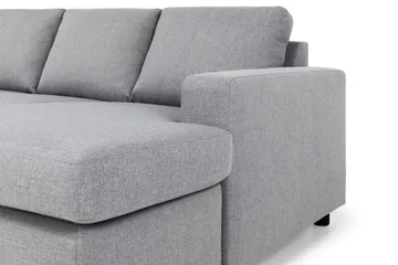 Crazy 4-sits Vänstervänd U-formad Large Soffa med Divan och Schäslong i Tyg - Grå - Products - Möbler - Soffa - Divansoffa & schäslongsoffa - 4 sits soffa med divan