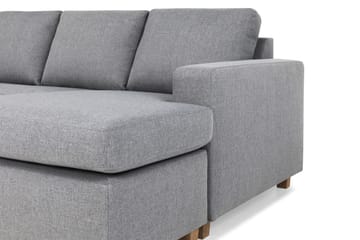 Crazy 4-sits Vänstervänd U-formad Large Soffa med Divan och Schäslong i Tyg - Grå - Products - Möbler - Soffa - Divansoffa & schäslongsoffa - 4 sits soffa med divan