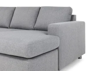 Crazy 4-sits Vänstervänd U-formad Large Soffa med Divan och Schäslong i Tyg - Grå - Products - Möbler - Soffa - Divansoffa & schäslongsoffa - 4 sits soffa med divan
