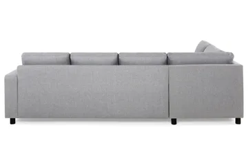 Crazy 4-sits Vänstervänd U-formad Large Soffa med Divan och Schäslong i Tyg - Grå - Products - Möbler - Soffa - Divansoffa & schäslongsoffa - 4 sits soffa med divan