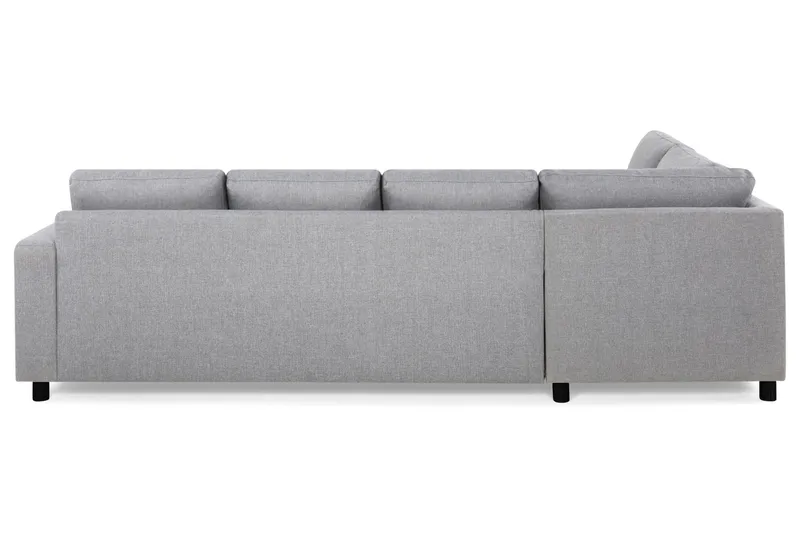 Crazy 4-sits Vänstervänd U-formad Large Soffa med Divan och Schäslong i Tyg - Grå - Products - Möbler - Soffa - Divansoffa & schäslongsoffa - 4 sits soffa med divan