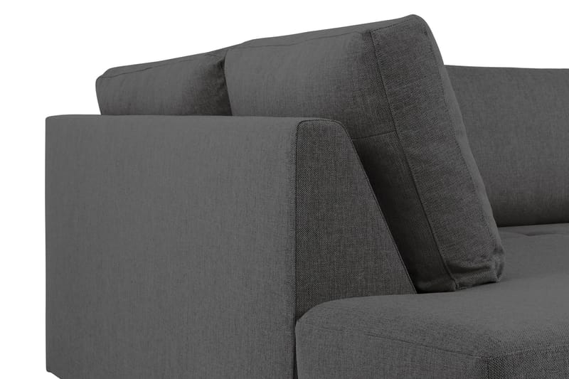 Crazy 4-sits Vänstervänd U-formad Large Soffa med Divan och Schäslong i Tyg - Mörkgrå - Products - Möbler - Soffa - Divansoffa & schäslongsoffa - 4 sits soffa med divan