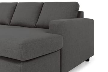 Crazy 4-sits Vänstervänd U-formad Large Soffa med Divan och Schäslong i Tyg - Mörkgrå - Products - Möbler - Soffa - Divansoffa & schäslongsoffa - 4 sits soffa med divan