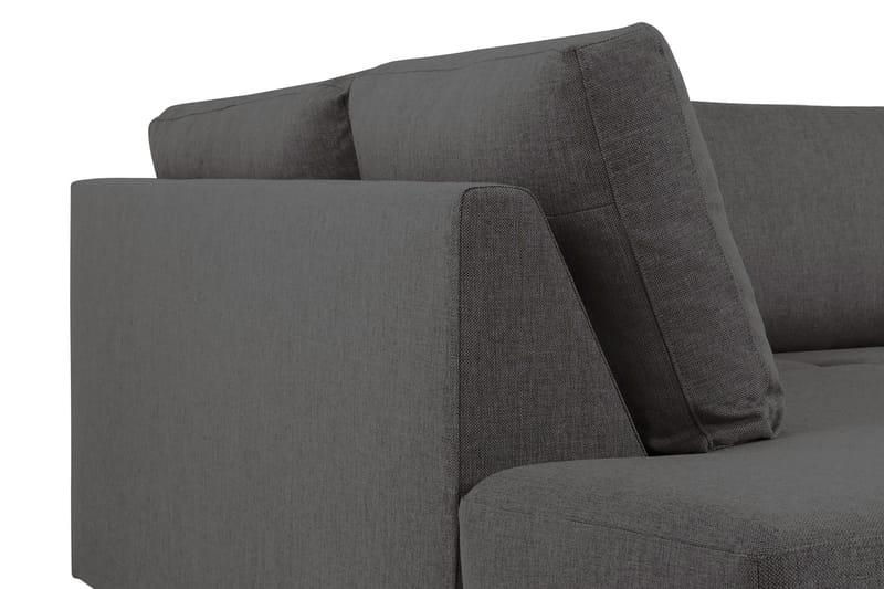 Crazy 4-sits Vänstervänd U-formad Large Soffa med Divan och Schäslong i Tyg - Mörkgrå - Products - Möbler - Soffa - Divansoffa & schäslongsoffa - 4 sits soffa med divan