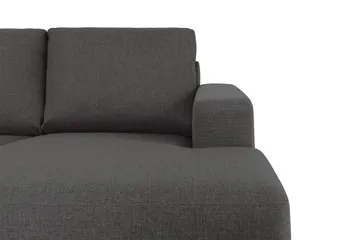 Crazy 4-sits Vänstervänd U-formad Large Soffa med Divan och Schäslong i Tyg - Mörkgrå - Products - Möbler - Soffa - Divansoffa & schäslongsoffa - 4 sits soffa med divan