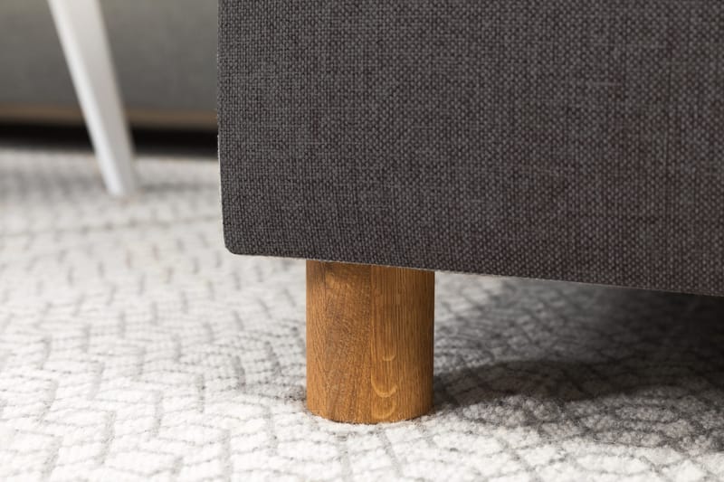 Crazy 4-sits Vänstervänd U-formad Small Soffa med Divan och Schäslong i Tyg - Mörkgrå - Products - Möbler - Soffa - Divansoffa & schäslongsoffa - 3 sits soffa med divan