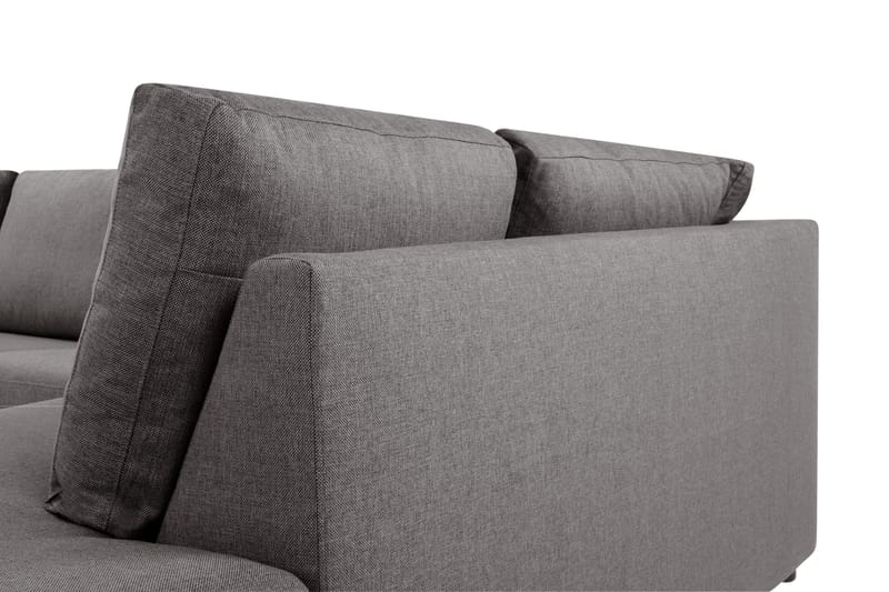 Crazy Limited Edition 4-sits Högervänd L-formad Schäslongsoffa i Tyg - Grå - Products - Möbler - Soffa - Divansoffa & schäslongsoffa - 4 sits soffa med divan