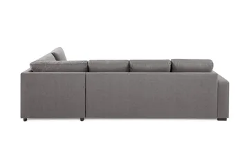 Crazy Limited Edition 4-sits Högervänd L-formad Schäslongsoffa i Tyg - Grå - Products - Möbler - Soffa - Divansoffa & schäslongsoffa - 4 sits soffa med divan