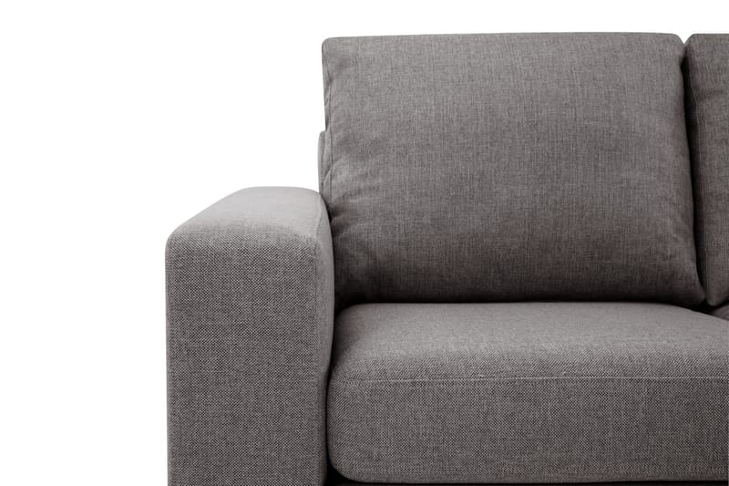 Crazy Limited Edition 4-sits Högervänd L-formad Schäslongsoffa i Tyg - Grå - Products - Möbler - Soffa - Divansoffa & schäslongsoffa - 4 sits soffa med divan