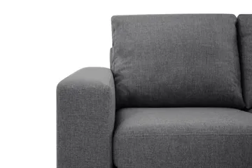 Crazy Limited Edition 4-sits Högervänd L-formad Schäslongsoffa i Tyg - Mörkgrå - Products - Möbler - Soffa - Divansoffa & schäslongsoffa - 4 sits soffa med divan