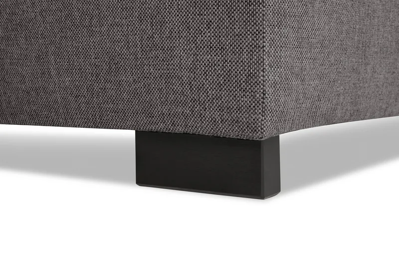 Crazy Limited Edition 4-sits Vänstervänd L-formad Djup Schäslongsoffa i Tyg - Grå - Products - Möbler - Soffa - Divansoffa & schäslongsoffa - 4 sits soffa med divan