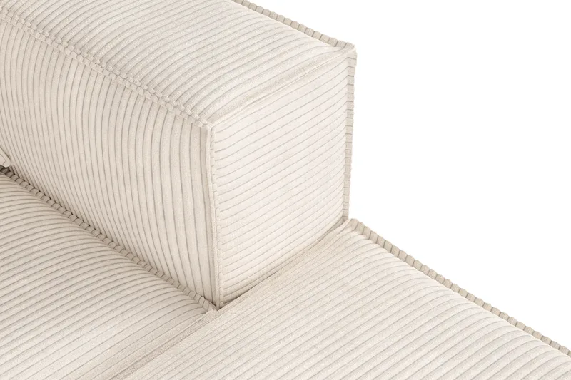 Cubo 4-sits Vändbar L-formad Djup Modulsoffa med Divan i Manchester - Beige - Products - Möbler - Soffa - Divansoffa & schäslongsoffa - 3 sits soffa med divan