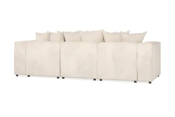 Cubo 4-sits Vändbar L-formad Djup Modulsoffa med Divan i Manchester - Beige - Products - Möbler - Soffa - Divansoffa & schäslongsoffa - 3 sits soffa med divan