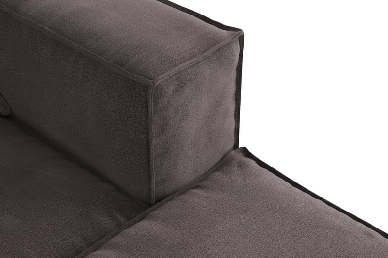 Cubo 4-sits Vändbar L-formad Djup Modulsoffa med Divan i Sammet - Mörkgrå - Products - Möbler - Soffa - Divansoffa & schäslongsoffa - 3 sits soffa med divan