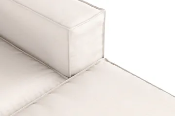 Cubo 4-sits Vändbar L-formad Djup Modulsoffa med Divan i Tyg - Vit - Products - Möbler - Soffa - Divansoffa & schäslongsoffa - 3 sits soffa med divan