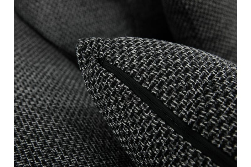 Dynir Soffa med Divan och Schäslong 4-sits - Vit/Svart - Products - Möbler - Soffa - Divansoffa & schäslongsoffa - 4 sits soffa med divan