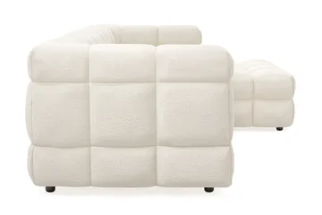 Elise 4-sits Bubblig Soffa med Divan Höger - Beige - Products - Möbler - Soffa - Divansoffa & schäslongsoffa - 4 sits soffa med divan