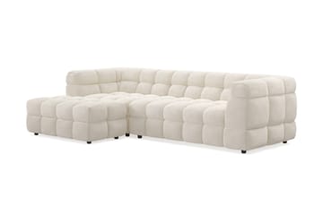 Elise 4-sits Bubblig Soffa med Divan Vänster - Beige - Products - Möbler - Soffa - Divansoffa & schäslongsoffa - 4 sits soffa med divan