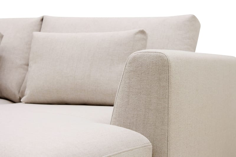 Florenz 3-sits Högervänd L-formad Divansoffa i Tyg - Beige - Products - Möbler - Soffa - Divansoffa & schäslongsoffa - 3 sits soffa med divan