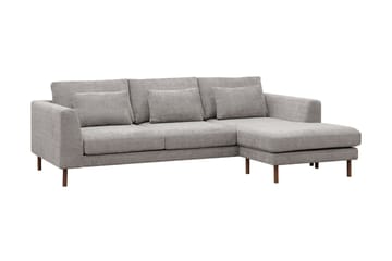 Florenz 3-sits Soffa med Divan Höger - Ljusgrå - Products - Möbler - Soffa - Divansoffa & schäslongsoffa - 3 sits soffa med divan