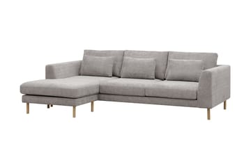 Florenz 3-sits Soffa med Divan Vänster - Ljusgrå - Products - Möbler - Soffa - Divansoffa & schäslongsoffa - 3 sits soffa med divan