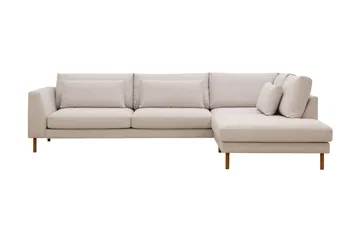 Florenz 4-sits Högervänd L-formad Schäslongsoffa i Tyg - Beige - Products - Möbler - Soffa - Divansoffa & schäslongsoffa - 4 sits soffa med divan