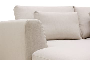 Florenz 4-sits Högervänd U-formad Soffa med Divan och Schäslong i Tyg - Beige - Products - Möbler - Soffa - Divansoffa & schäslongsoffa - 4 sits soffa med divan