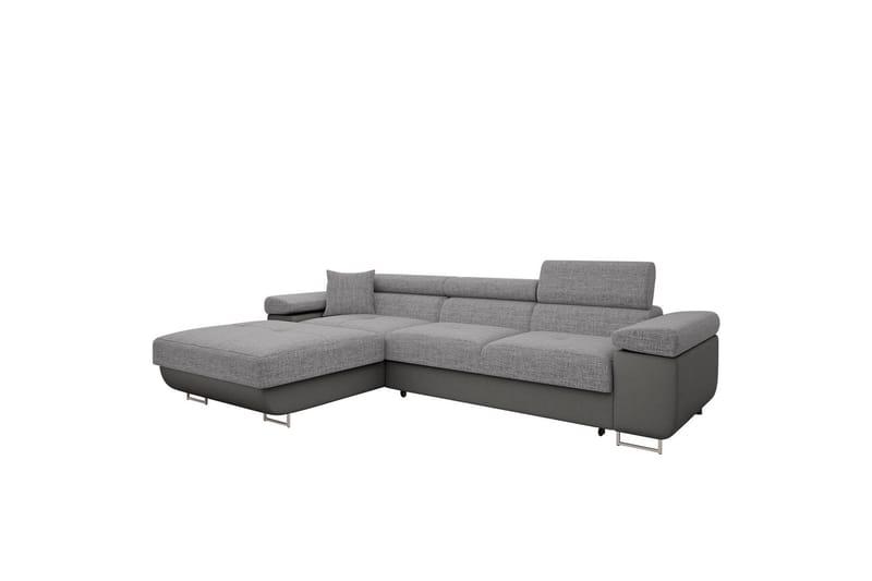 Gabina Soffa med Divan 3-sits - Grå - Products - Möbler - Soffa - Divansoffa & schäslongsoffa - 3 sits soffa med divan