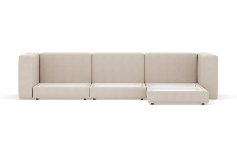 Hagblom 4-sits Divansoffa med Förvaring Vändbar - Beige - Products - Möbler - Soffa - Divansoffa & schäslongsoffa - 4 sits soffa med divan