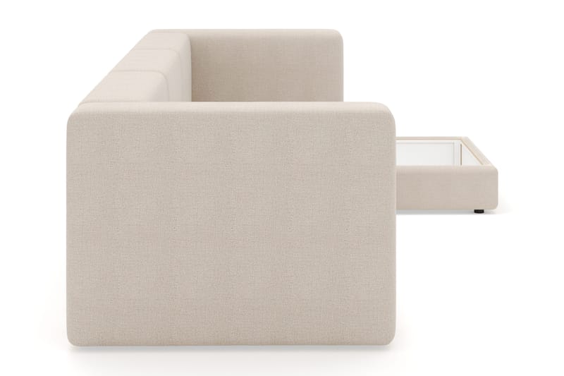 Hagblom 4-sits Divansoffa med Förvaring Vändbar - Beige - Products - Möbler - Soffa - Divansoffa & schäslongsoffa - 4 sits soffa med divan