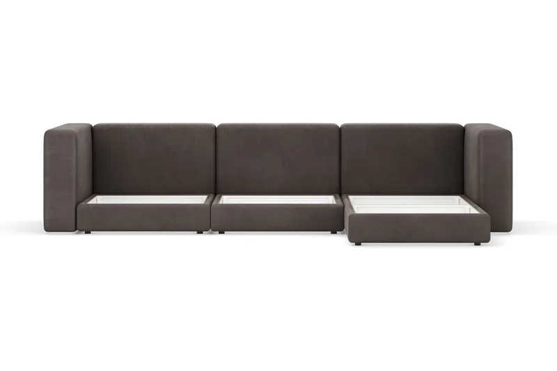 Hagblom 4-sits Divansoffa med Förvaring Vändbar - Mörkgrå - Products - Möbler - Soffa - Divansoffa & schäslongsoffa - 4 sits soffa med divan