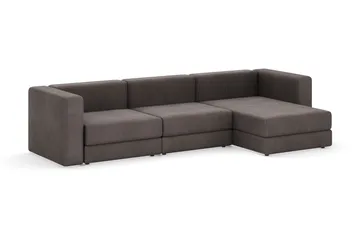 Hagblom 4-sits Divansoffa med Förvaring Vändbar - Taupe - Products - Möbler - Soffa - Divansoffa & schäslongsoffa - 4 sits soffa med divan