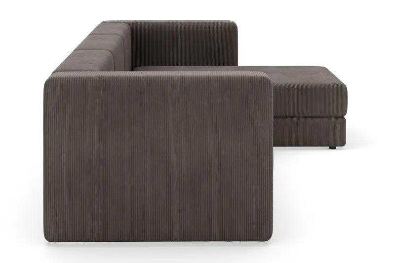 Hagblom 4-sits Divansoffa med Förvaring Vändbar - Taupe - Products - Möbler - Soffa - Divansoffa & schäslongsoffa - 4 sits soffa med divan