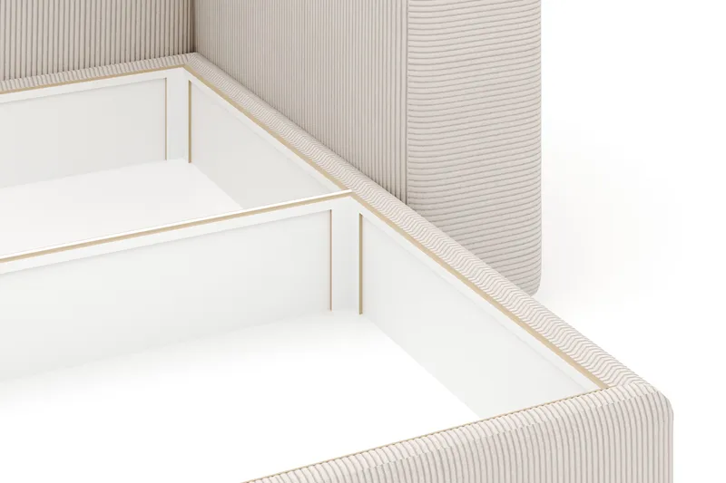 Hagblom 4-sits Vändbar Divansoffa 320 cm med Förvaring i Manchestertyg - Beige - Products - Möbler - Soffa - Divansoffa & schäslongsoffa - 4 sits soffa med divan