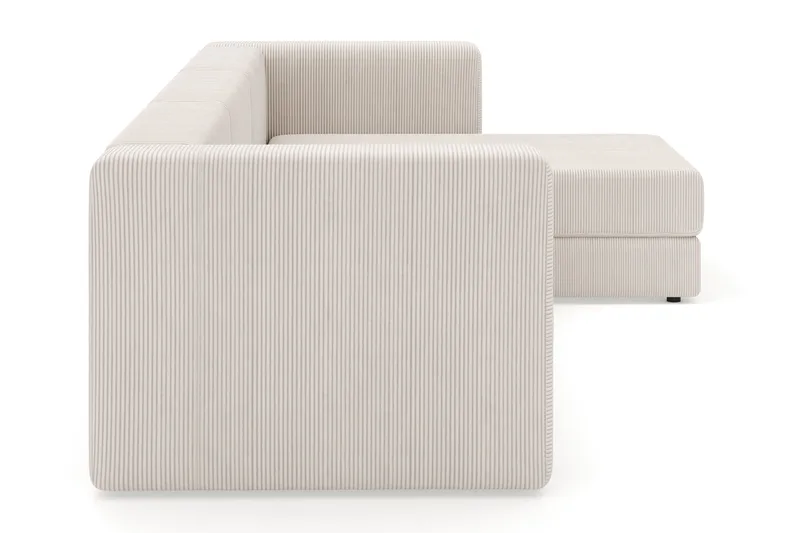 Hagblom 4-sits Vändbar Divansoffa 320 cm med Förvaring i Manchestertyg - Beige - Products - Möbler - Soffa - Divansoffa & schäslongsoffa - 4 sits soffa med divan