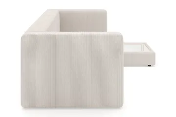 Hagblom 4-sits Vändbar Divansoffa 320 cm med Förvaring i Manchestertyg - Beige - Products - Möbler - Soffa - Divansoffa & schäslongsoffa - 4 sits soffa med divan