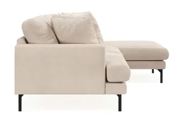 Menard 3-sits Högervänd L-formad Divansoffa i Manchester - Beige - Products - Möbler - Soffa - Divansoffa & schäslongsoffa - 3 sits soffa med divan