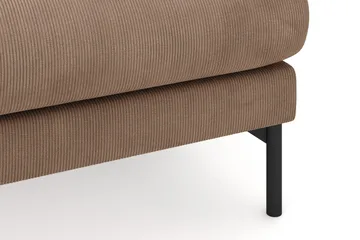 Menard 3-sits Högervänd L-formad Divansoffa i Manchester - Brun - Products - Möbler - Soffa - Divansoffa & schäslongsoffa - 4 sits soffa med divan