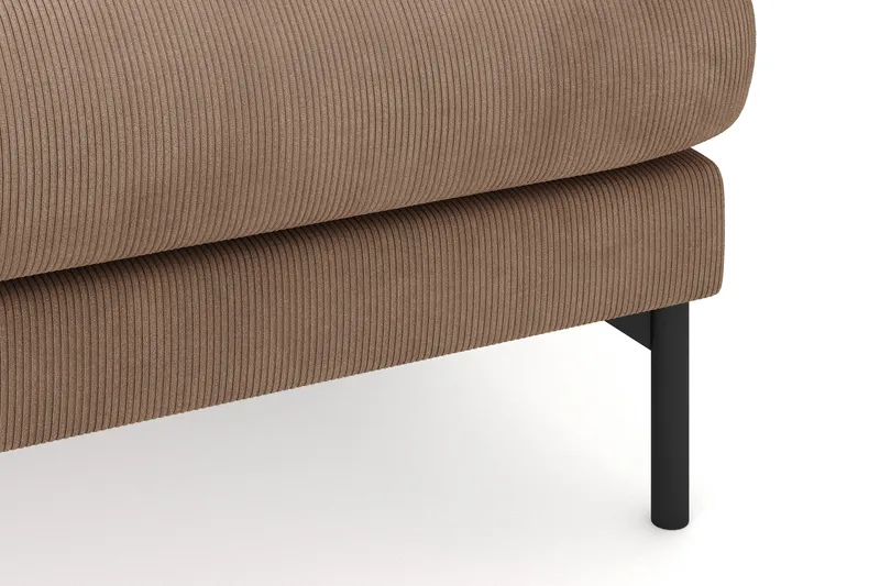 Menard 3-sits Högervänd L-formad Divansoffa i Manchester - Brun - Products - Möbler - Soffa - Divansoffa & schäslongsoffa - 4 sits soffa med divan