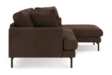 Menard 3-sits Högervänd L-formad Divansoffa i Manchester - Brun - Products - Möbler - Soffa - Divansoffa & schäslongsoffa - 3 sits soffa med divan