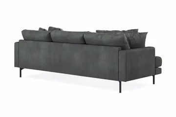 Menard 3-sits Högervänd L-formad Divansoffa i Manchester - Grå - Products - Möbler - Soffa - Divansoffa & schäslongsoffa - 3 sits soffa med divan