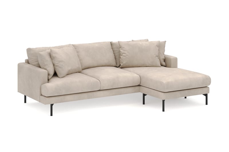 Menard 3-sits Högervänd L-formad Divansoffa i Manchester - Greige - Products - Möbler - Soffa - Divansoffa & schäslongsoffa - 4 sits soffa med divan