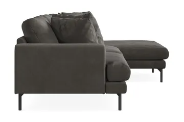 Menard 3-sits Högervänd L-formad Divansoffa i Manchester - Mörkgrå - Products - Möbler - Soffa - Divansoffa & schäslongsoffa - 3 sits soffa med divan