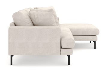 Menard 3-sits Högervänd L-formad Divansoffa i Tyg - Beige - Products - Möbler - Soffa - Divansoffa & schäslongsoffa - 4 sits soffa med divan