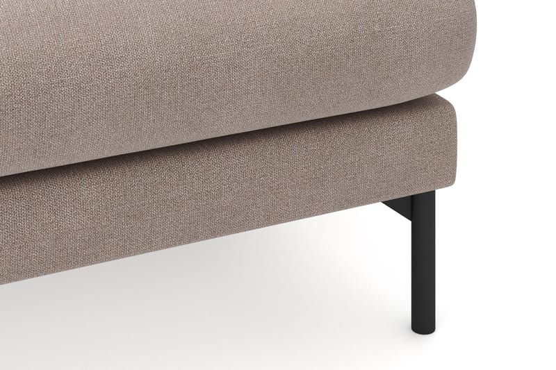 Menard 3-sits Högervänd L-formad Divansoffa i Tyg - Brun - Products - Möbler - Soffa - Divansoffa & schäslongsoffa - 3 sits soffa med divan