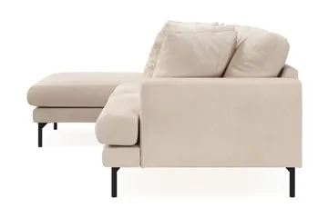 Menard 3-sits Vänstervänd L-formad Djup Divansoffa i Manchester - Beige - Products - Möbler - Soffa - Divansoffa & schäslongsoffa - 3 sits soffa med divan
