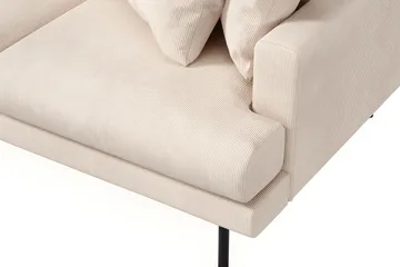Menard 3-sits Vänstervänd L-formad Djup Divansoffa i Manchester - Beige - Products - Möbler - Soffa - Divansoffa & schäslongsoffa - 3 sits soffa med divan