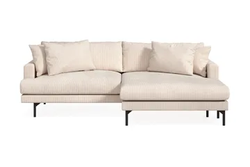 Menard 4-sits Högervänd L-formad Divansoffa i Manchester - Beige - Products - Möbler - Soffa - Divansoffa & schäslongsoffa - 4 sits soffa med divan