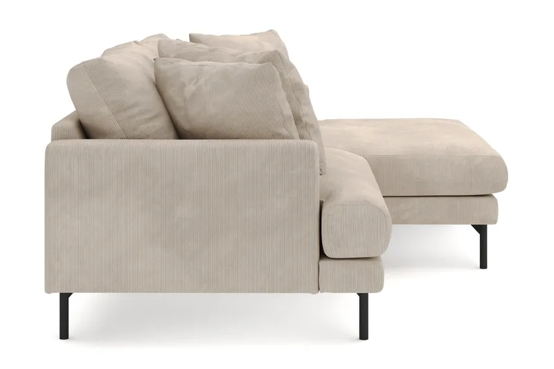 Menard 4-sits Högervänd L-formad Divansoffa i Manchester - Greige - Products - Möbler - Soffa - Divansoffa & schäslongsoffa - 4 sits soffa med divan